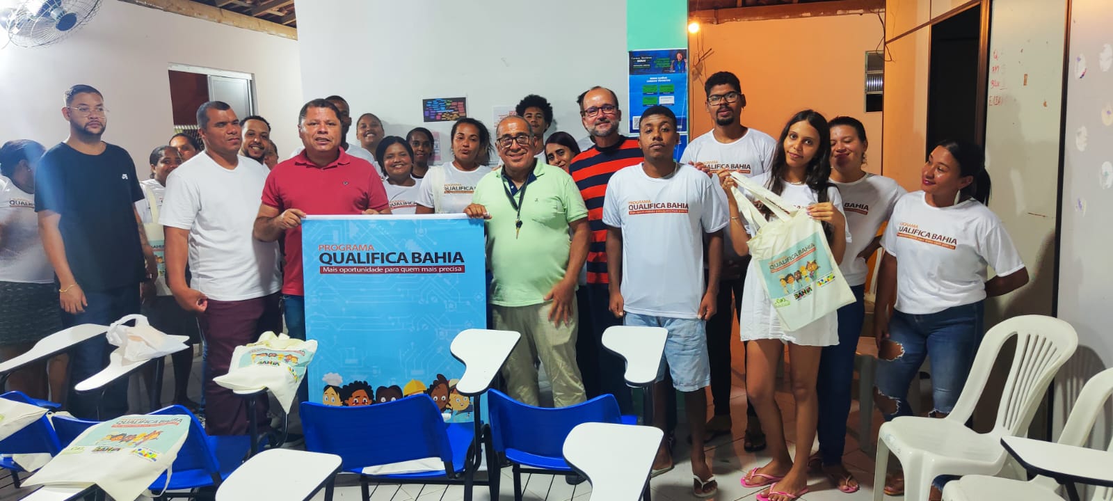 Registro de turma do Qualifica Bahia