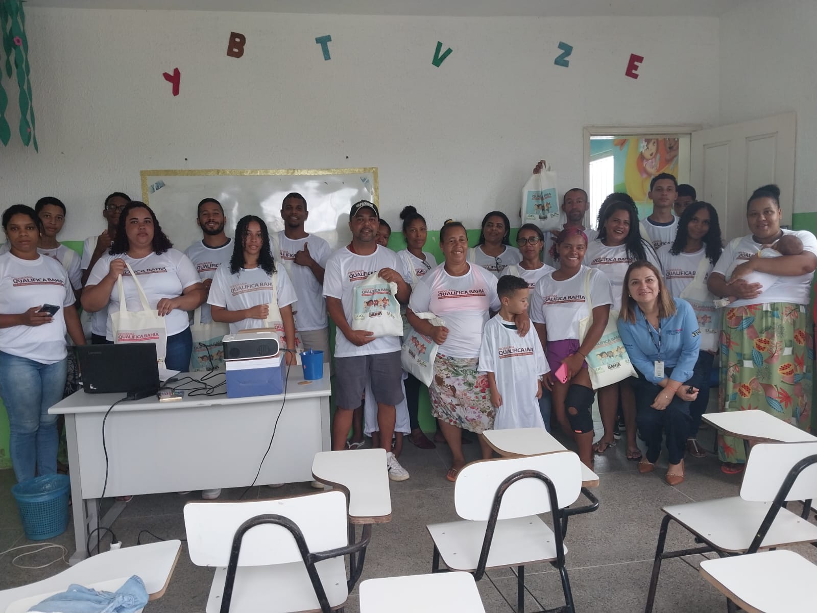 Registro de atividade do Qualifica Bahia