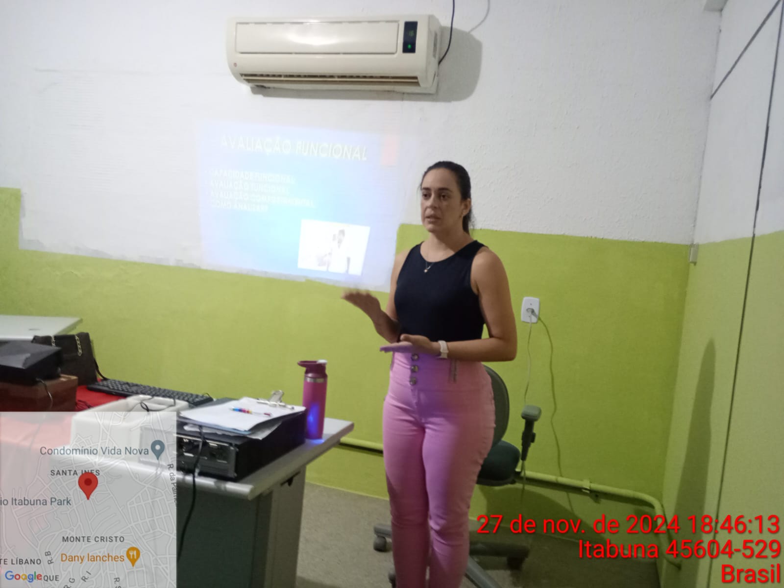 Aulas com a turma de Cuidador de Idosos e Coach, realizada no município de Itabuna durante a etapa 01 (12/11 a 11/12)